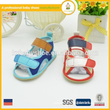 Ningbo factory PU upper TPR outsole baby sandal